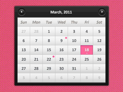 think pink calendar calendar draft pink ui