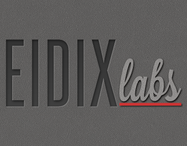 Eidix Labs ReDesign Draft v0.1 draft fonts letterpress logo redesign typography