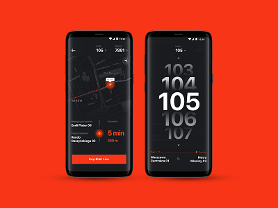 Warsaw Transport App concept
