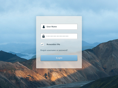 Login interface