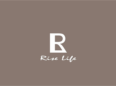Rise Life Logo Minimalist Modern 3d animation branding graphic design logo motion graphics ui