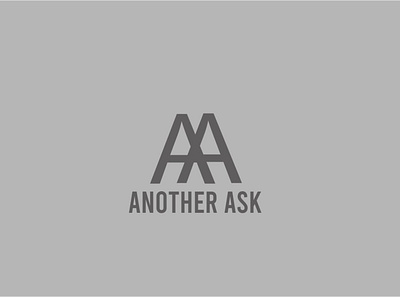 Another Ask Logo Modern Minimalist 3d animation branding design graphic design illustration logo motion graphics ui vector