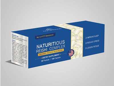 Nutritious Tablets Box Design, Branding -- Option 01 3d animation branding design graphic design illustration logo