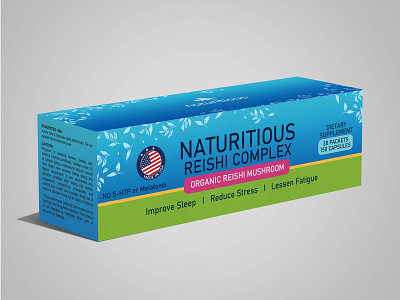 Nutritous Tablets Box Design --- Option 03 3d animation branding design graphic design illustration logo ui ux vector