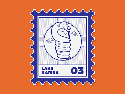 Places I've been to blue date kariba lake lake kariba location mail snake stamp zimbabwe