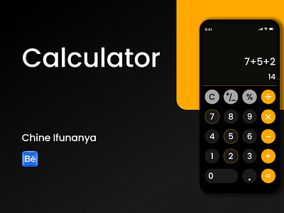 Calculator app design graphic design ui