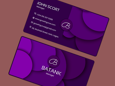 Business Card brandidentity branding businesscard design figma graphic design ui