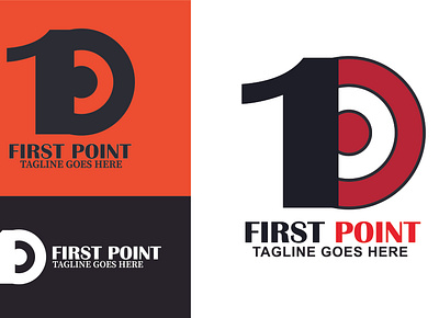 first point logo design attractive branding company design first graphic design illustration logo one point target typography ui ux vector