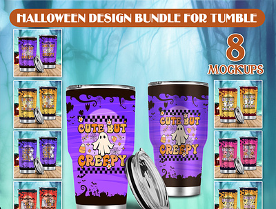 Halloween Design Bundle For Tumble DucNH Design branding graphic design vector