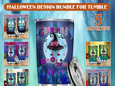 Halloween Design Bundle For Tumbler DucNH Design