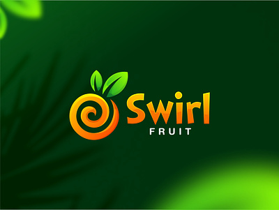Swirl Fruit brand branding colors creative design drink fruit icon ill illustration logo nature packaging