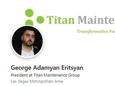 George Eritsyan facility maintenance george eritsyan