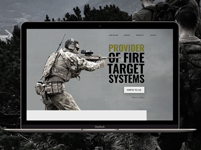 Military site clean color design type typography ui ux web