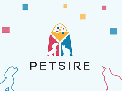 Petsire Logo design.