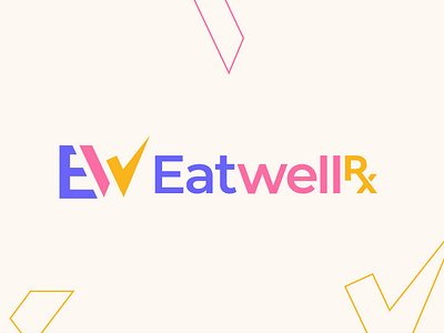 Eat Well Rx Logo design.
