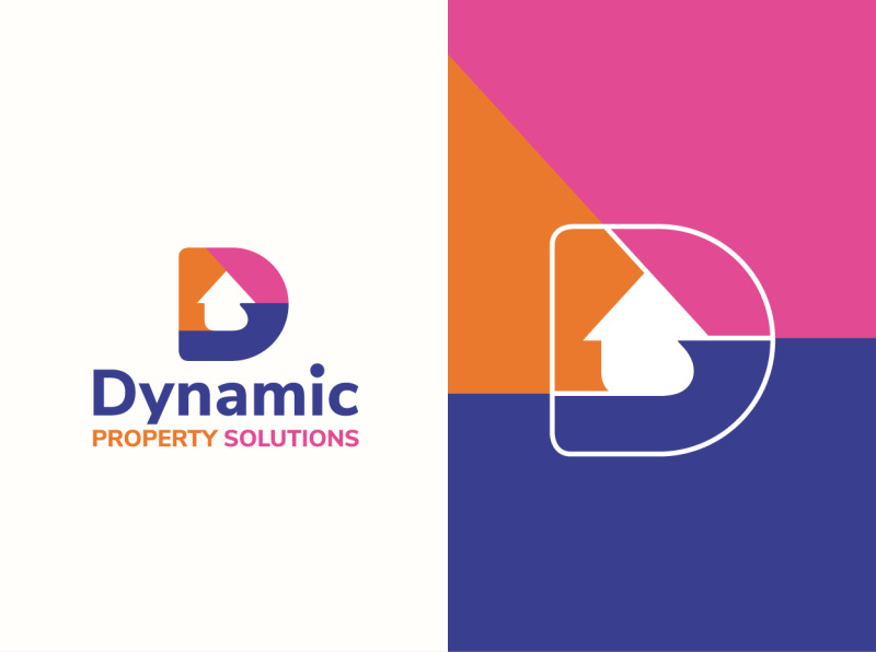 Dynamic Property Solutions Logo design. by NUR (UX, UI, Brand & More