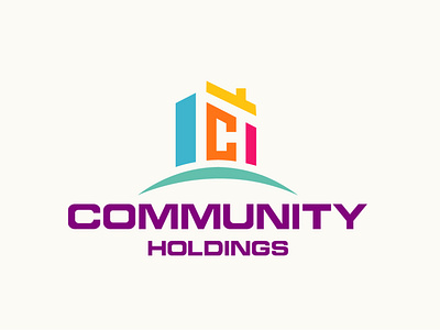 Community Holdings Logo Design. chhouselogo chletterlogo chlogo chlogodesign colorfulchlogodesign colorfulhouselogo graphicsdesigner homeicon homelogo houseicon logo logodesign logodesigner logomaker logos mdnuruddinsarker multicolorchlogo nur propertylogo realestatelog