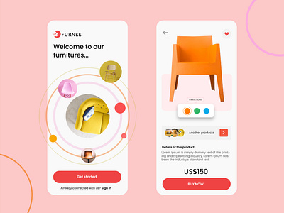 Furniture App UI Design. appdesign appui appuidesign appux appuxdesign figmauidesign furnitureappui furnitureappux furnitureshoppingapp furnitureshopuidesign mobileapp mobileappdesign mobileuidesign mobileuxdesign shoppingappdesign ui uidesign uidesignbyxd ux uxdesign