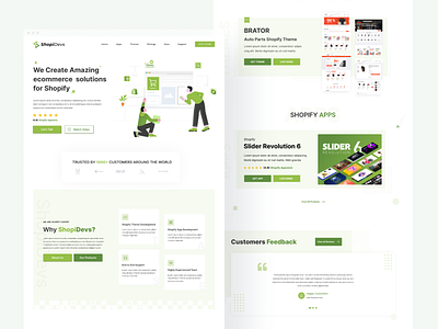 Shopidevs - Shopify Development Agency Landing Page