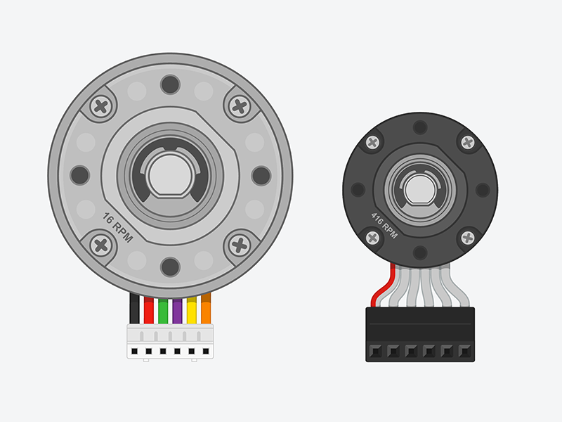 Dribbble servos