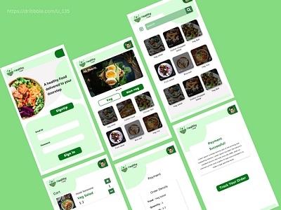 Food Delivery App design graphic design illustration logo ui ux