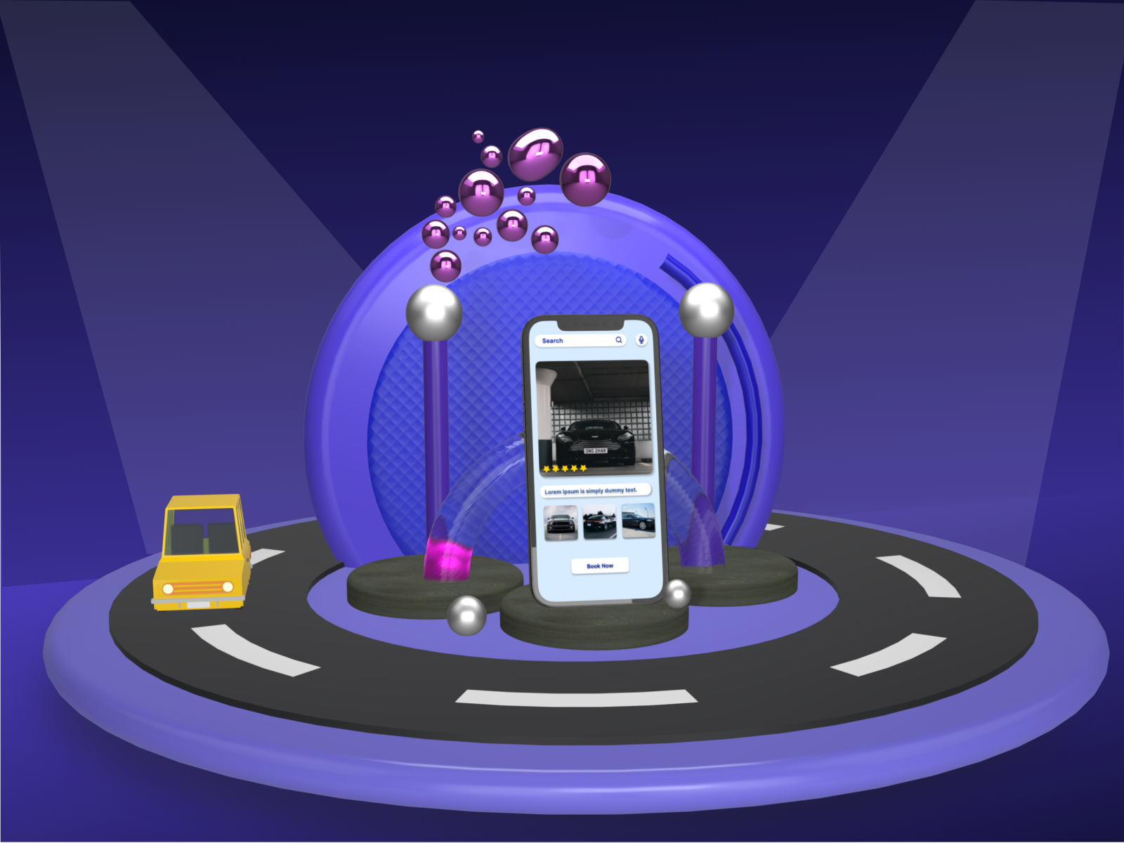 Car booking by Uthra Chandrasekaran on Dribbble