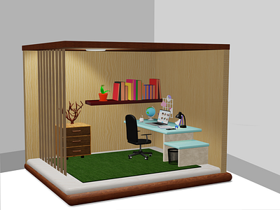 Study Room 3d Design 3d design graphic design illustration logo ui ux