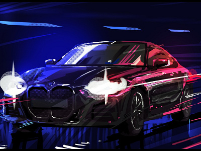 Car 2d ae animation creative design illustration motion