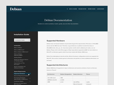 Debian Documentation admin api code docs documentation linux programming