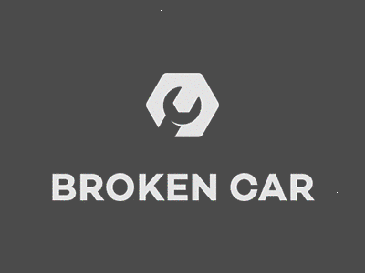 Broken Car - logo broken car car car repair car service logo repair