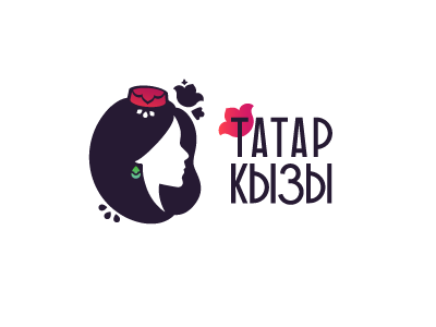 Tatar kyzy awards flowers girl kazan logo logotype ornament tatar tulip