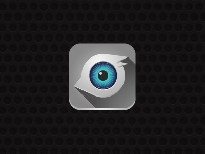 Emu bird emu eye grey icon iphone