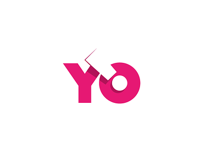 Yo logo loud pink yo