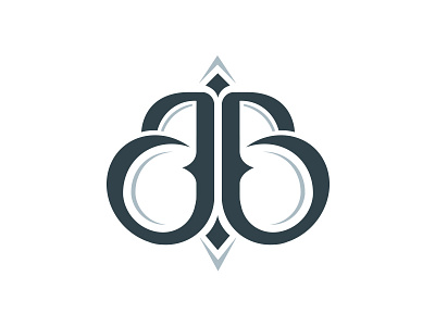 JB logo jb letter logo logotypes ornaments symbol symetric