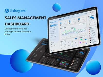 Sales Management Dashboard Ui Design admin panel dashboard ecommerce fajarchaudhary figma sales dashboard sales management ui design userinterface
