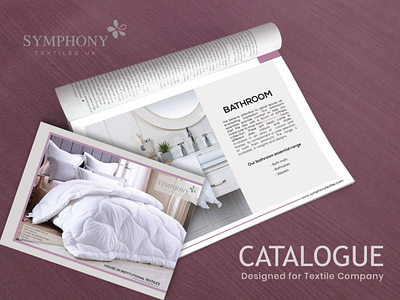 Catalogue Design For Symphony Textiles UK