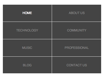 Block RWD Menu