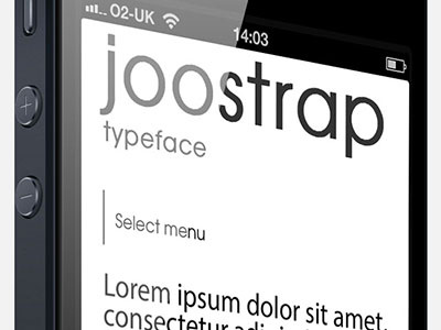 Joostrap Bootstrap Typeface