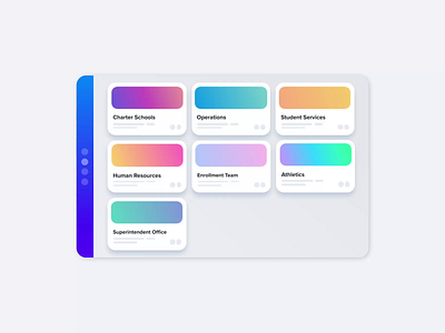 Organize your Departments after effects animation app bodymovin gif lottiefiles ui ux ux motion design web animation