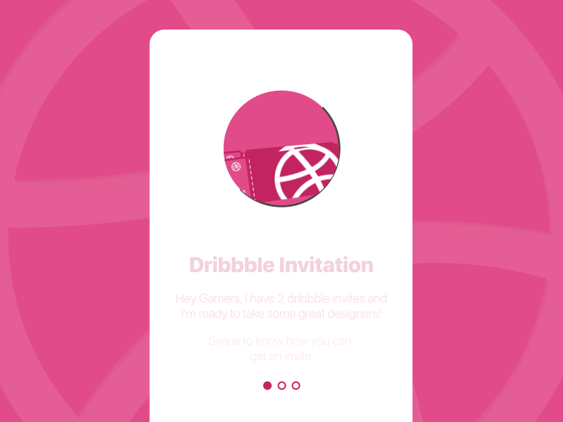 2x Dribbble Invites 2 invites aftereffects animation dribbble invitation giveaway invitation invite onboarding ui ux