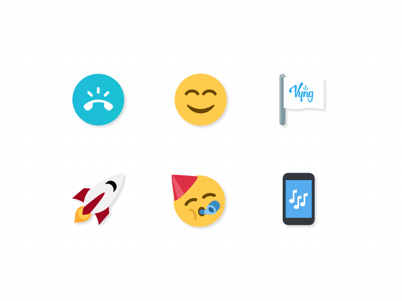 Vyng Animated Icons after effects animation app icon lottie microinteractions ui ux ux motion design vyng