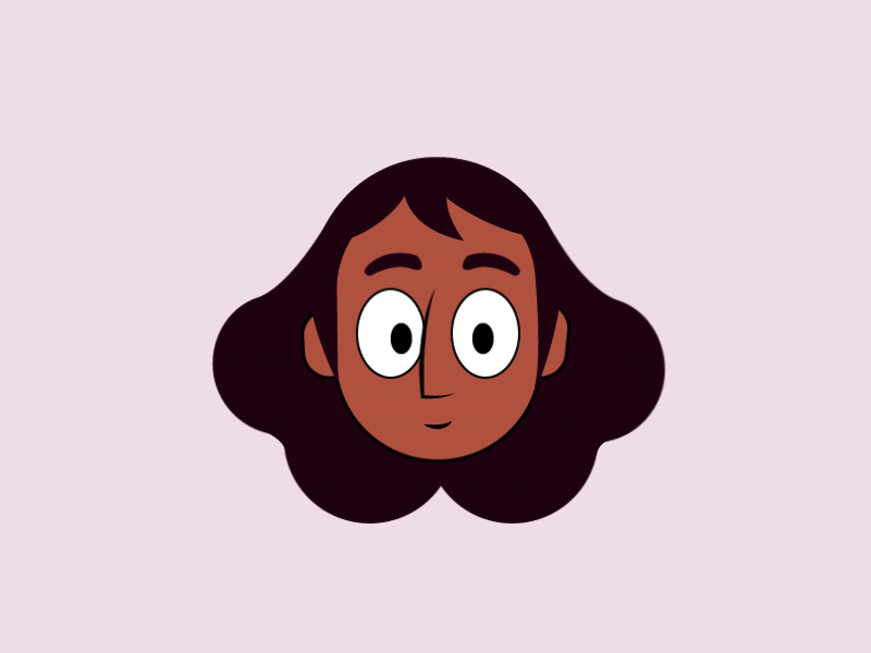 Connie after effects animation character animation connie gif illustration loop skillshare steven universe