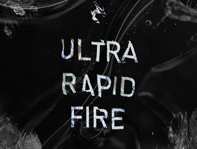 ULTRA RAPID FIRE (EM ALBUM COVER) albumcover branding graphic design ilustrator logo photoshop