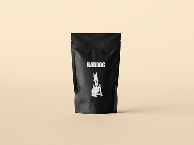 BADDOG Sample logo pouch branding graphic design logo