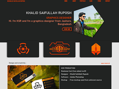 Website Design - KSR1.6 design graphic design ui