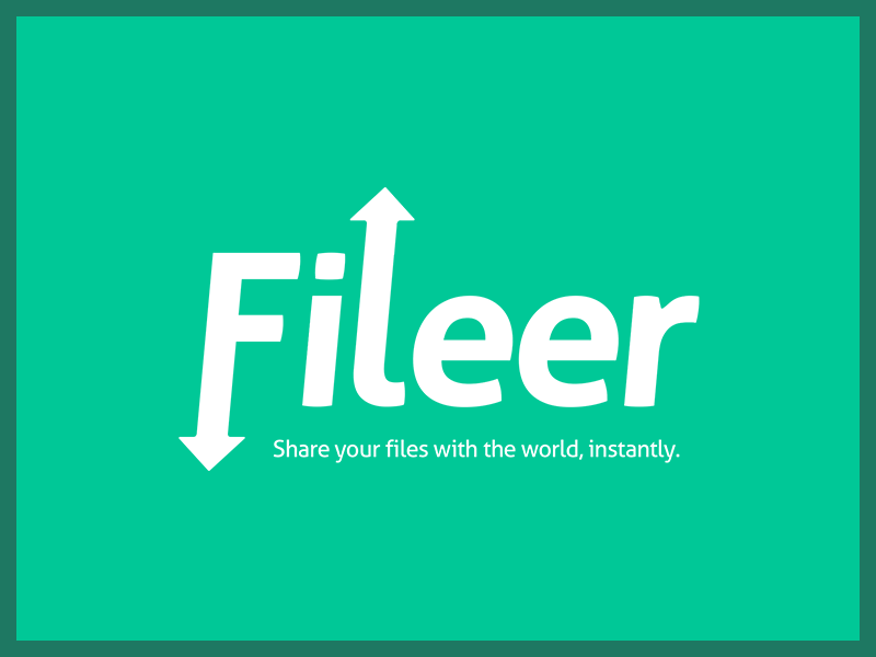 Responsive Logo for Fileer clean creative design flat font identity logo logotype mark responsive typeface ui