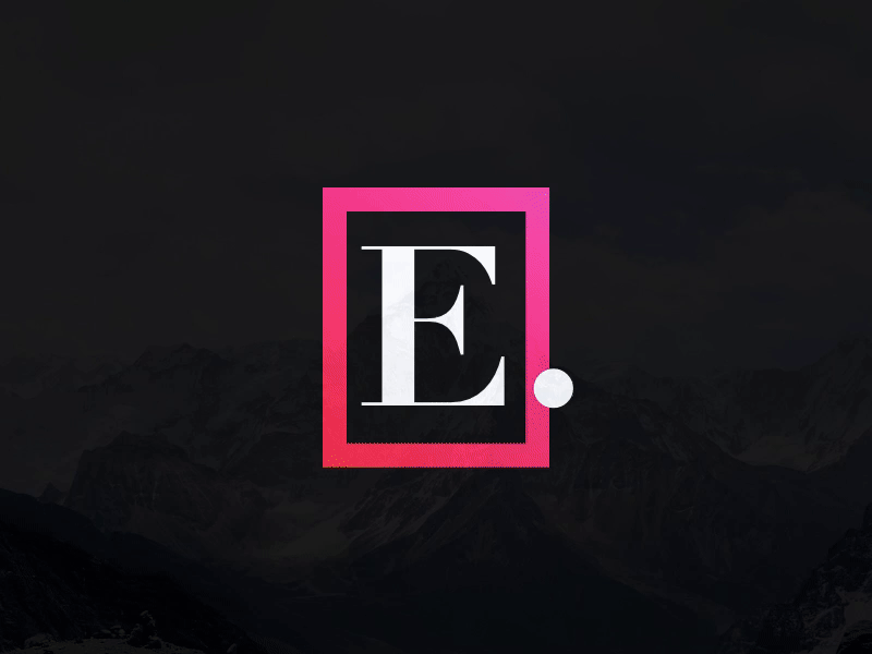 Personal Identity Logo typography type lettering gradient colorful design mark identity personal logo icon branding