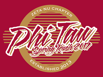 Phi Kappa Tau - Spring Rush 2017 duluth frat fraternity illustrator minnesota oldrow phikappatau phitau photoshop rush vector