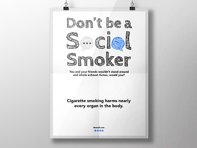 Social Smoker adobe cigarettes finalproject illustrator smoker smoking social tobacco typography