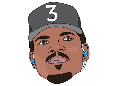 Chance the Rapper adobe chance icon illustrator rap rapper the vector